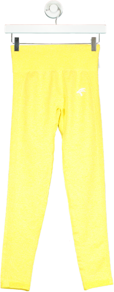 Fabletics Yellow High-Waisted Seamless Leggings UK M