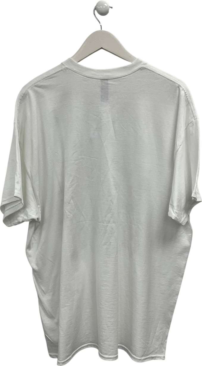 Gildan White Slip Knot Tee UK XXL