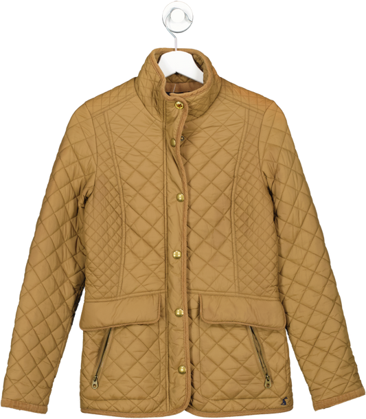 joules Beige Newdale Quilted Coat UK 8