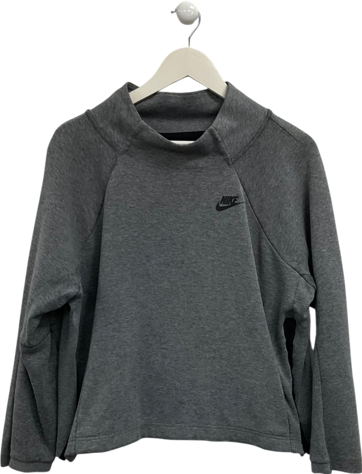 Nike Grey High Neck Sweater UK L