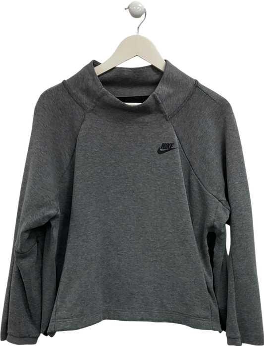 Nike Grey High Neck Sweater UK L