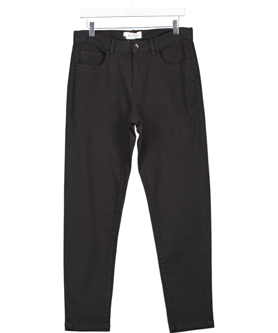 Ben Sherman Black Tapered Fit Denim Jeans W30
