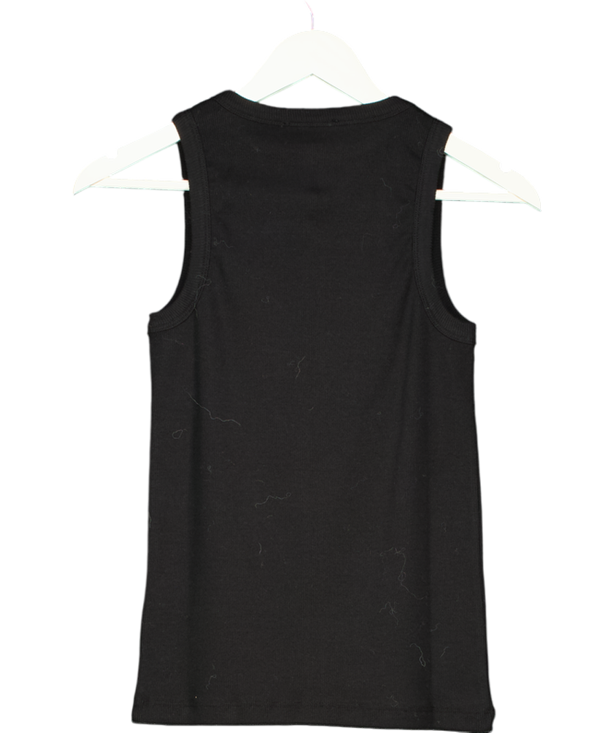 Mint Velvet Black High Neck Vest UK S