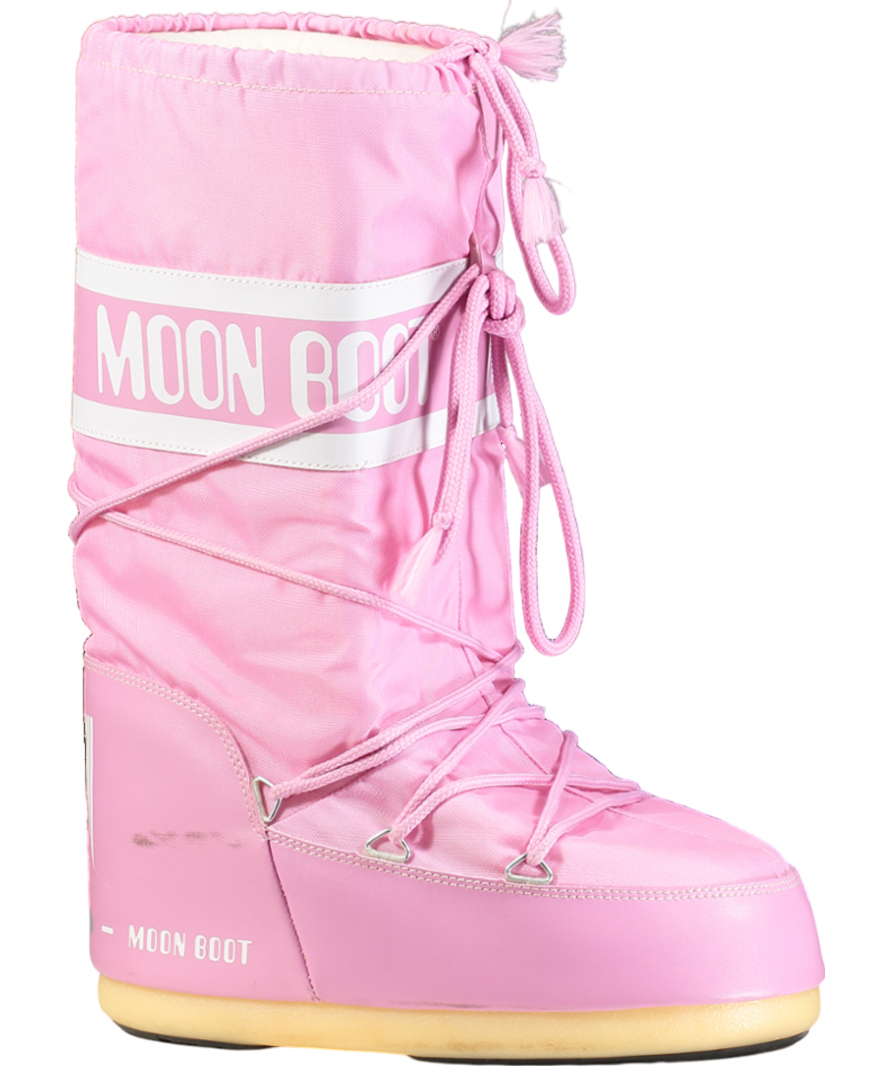 Moon Boot Pink Nylon Moon Boots UK 6.5 EU 39.5 👠