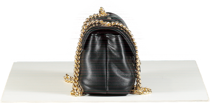 Gaelle Paris Black Cross Body Chain Strap Mini Bag