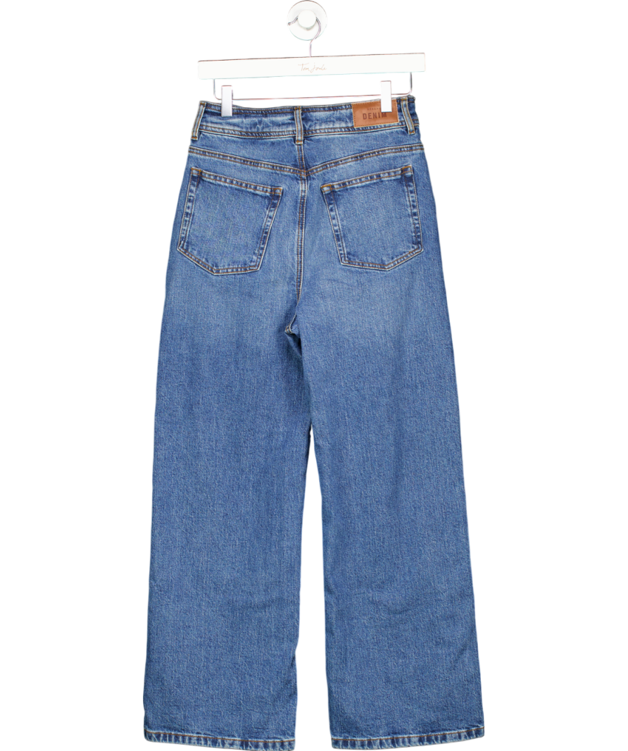 Sezane Blue Le Crop  Denim Jeans UK 10
