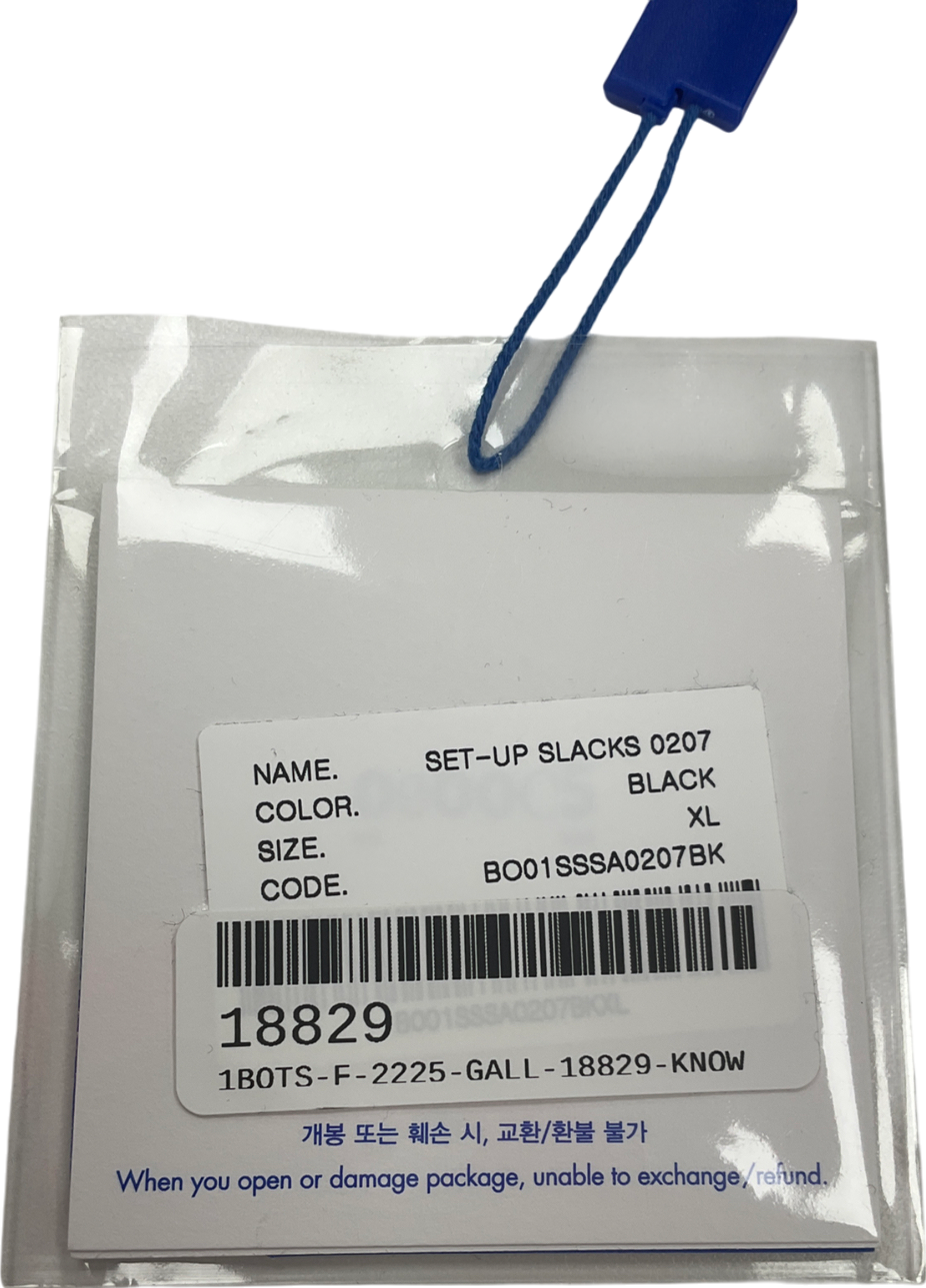 Adererror Black Aoker Slacks Trousers UK XL