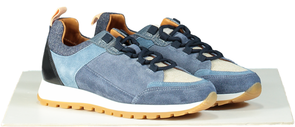 SEZANE Blue Alex Trainers UK 4 EU 37