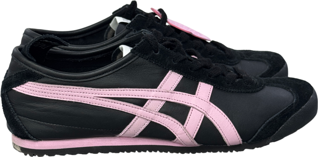 Patou X Onitsuka Tiger Mexico 66 - Black Cotton Candy Trainers UK 4 EU 37 👠