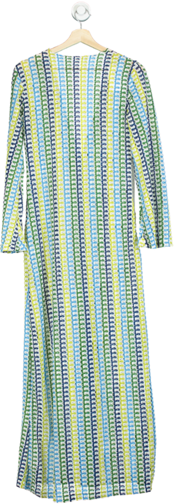 Multicolour Striped Maxi Dress S
