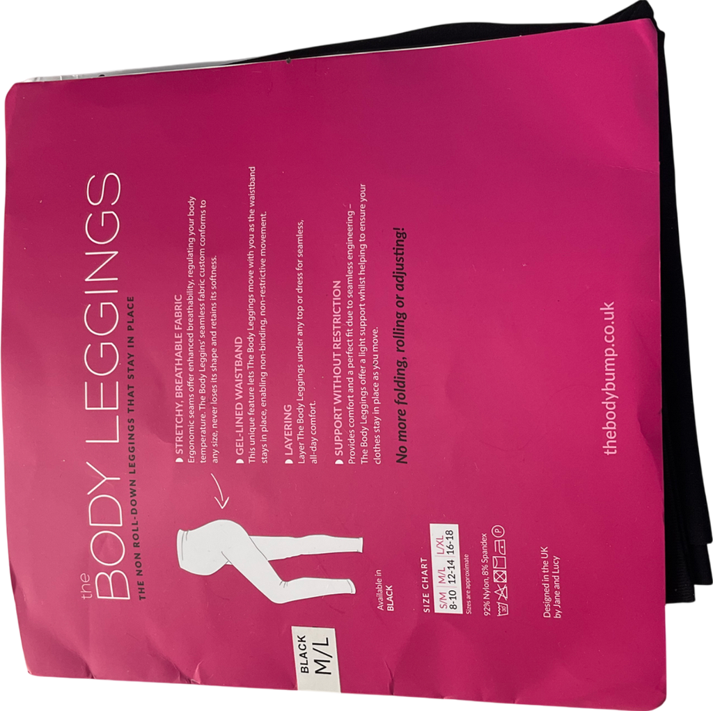 the body Black The Body Maternity Leggings UK M/L