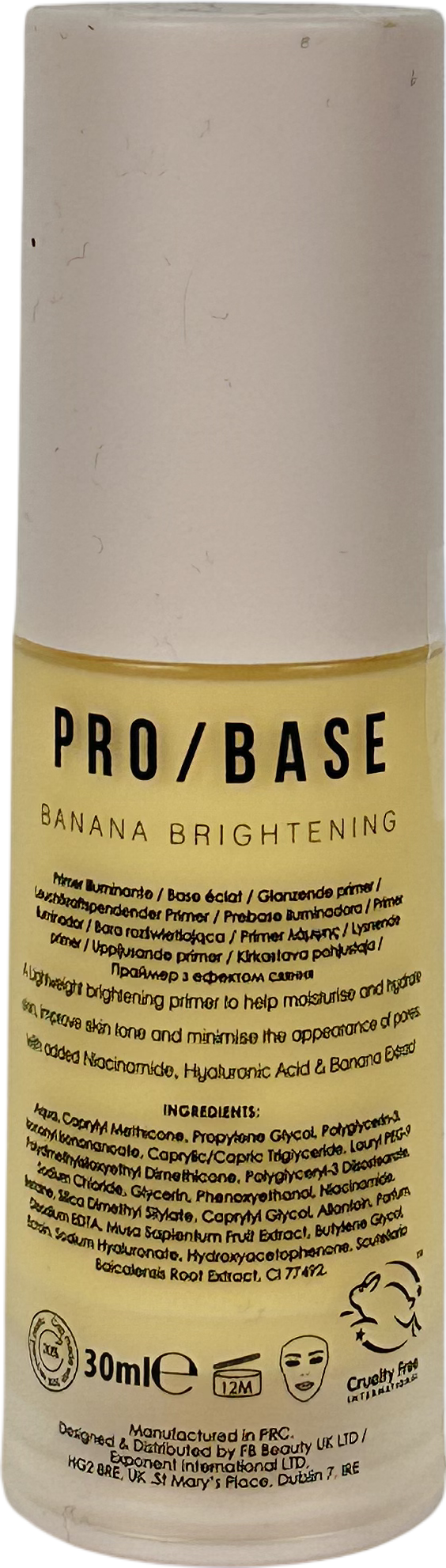 MUA Makeup academy Mua Pro/base Banana Brightening Primer 30ml