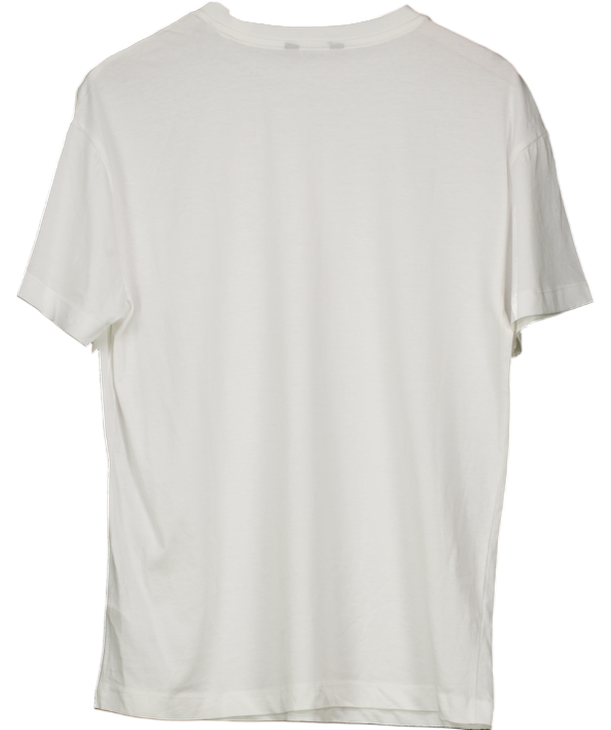 New Look White Cotton Oversized T-shirt UK 10