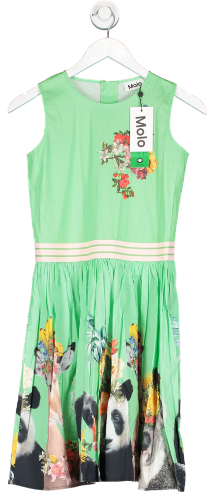Molo Green Carli Fruitilicious Print Dress 12 Years