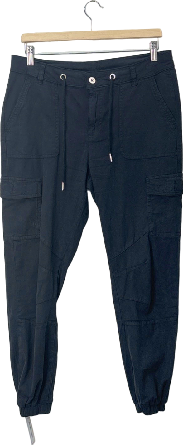 V by Very Black Cargo Joggers UK Size 12