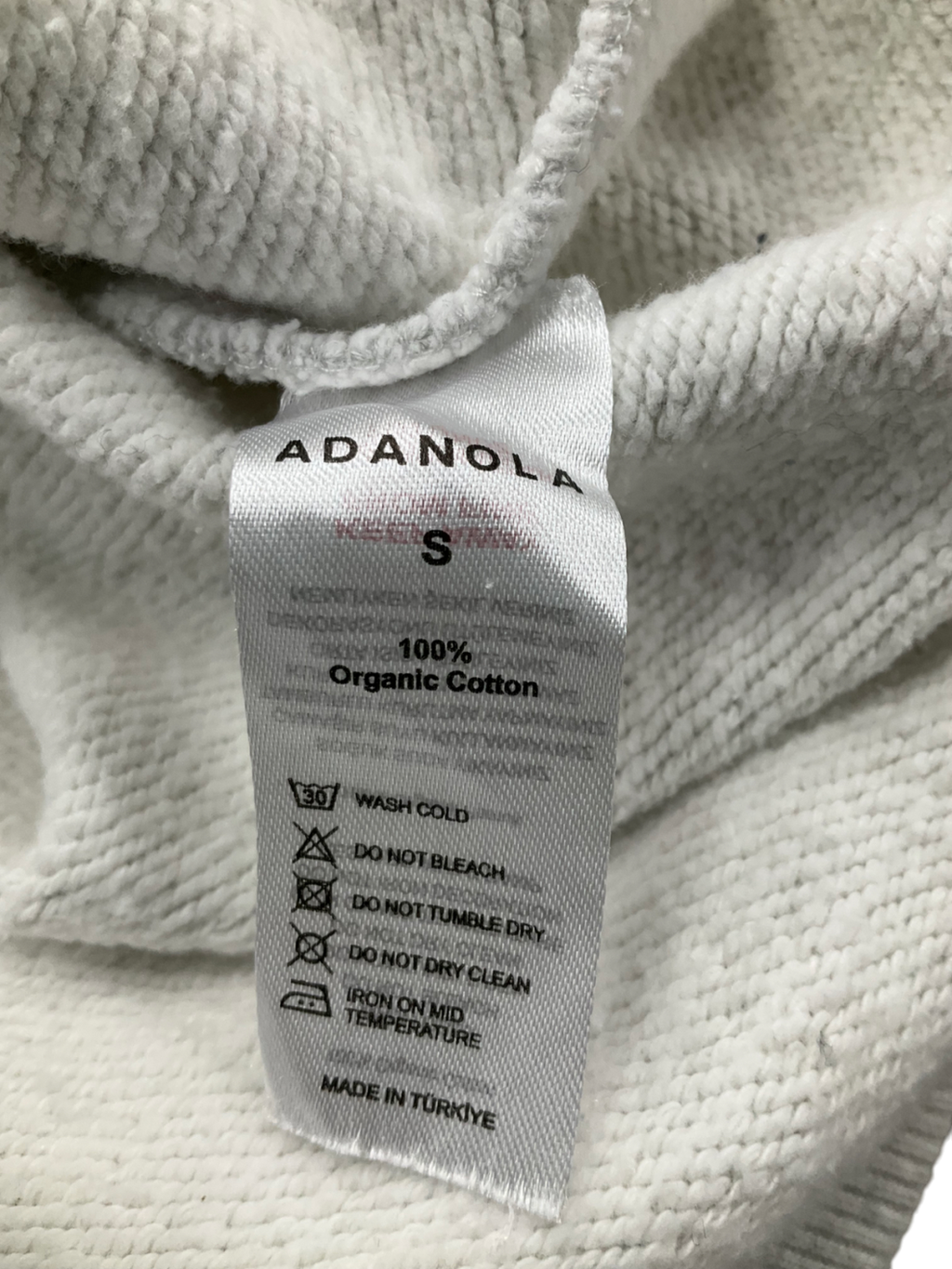Adanola Grey As Oversized Hoodie UK S