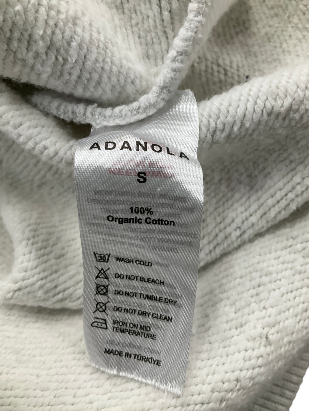 Adanola Grey As Oversized Hoodie UK S