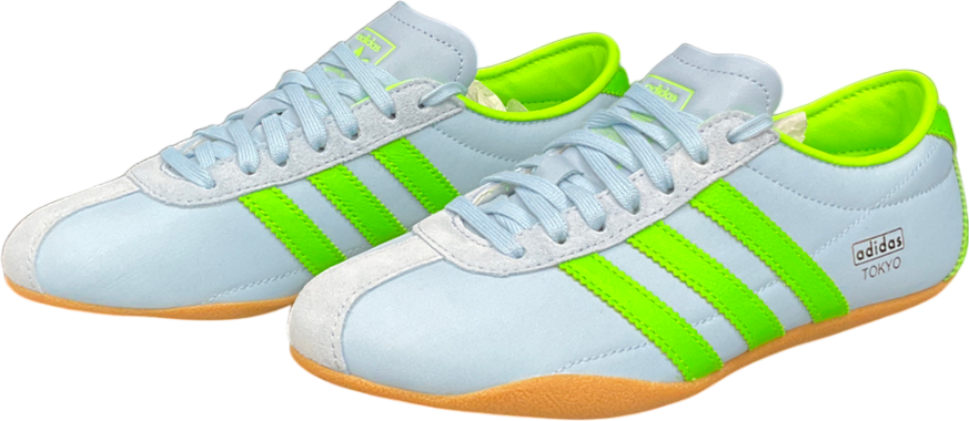 adidas Originals Tokyo Trainers In Blue And Green UK 6 EU 39 👠