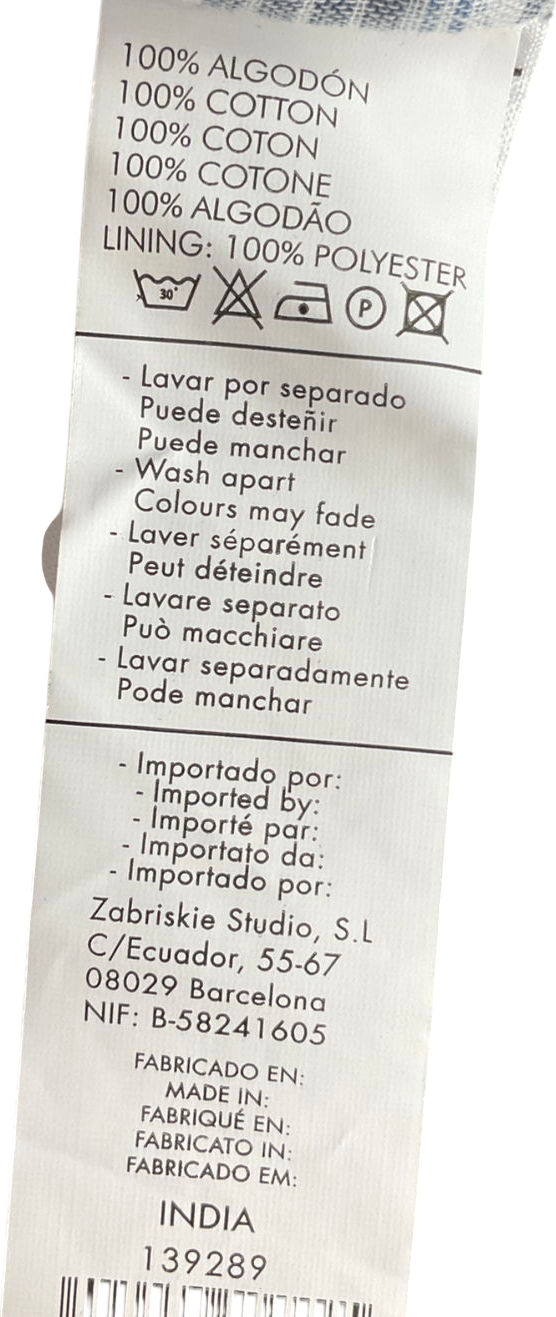 natura Floral Blue Gilet UK M