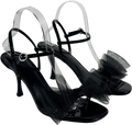 H&M Bow Detail Heeled Sandal Black UK 6 EU 39 👠