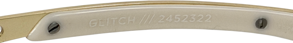 Le Specs Glitch Bright Gold Sunglasses in Case