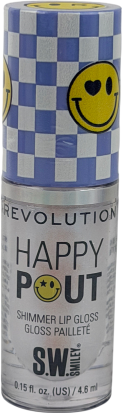 Revolution Smiley Happy Pout Lip Gloss Stellar Shine 4.6ml