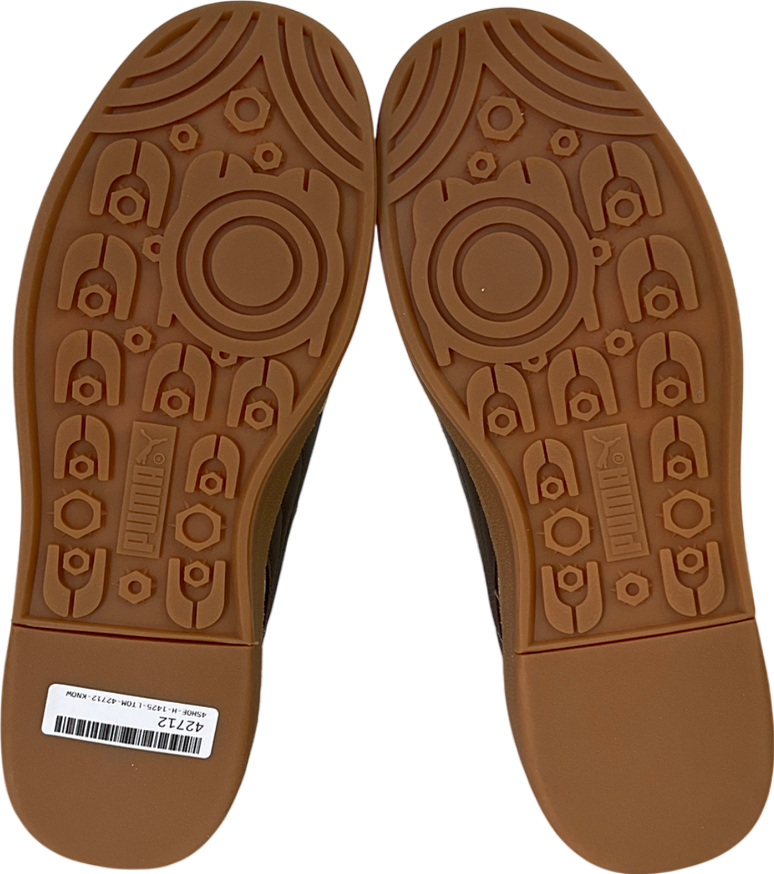 Puma Beige Palermo Leather Sneakers Unisex Trainers UK 7 EU 40 👠