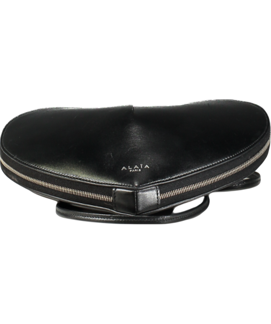 ALAIA Black Le Cœur Heart Shaped Bag In Calfskin