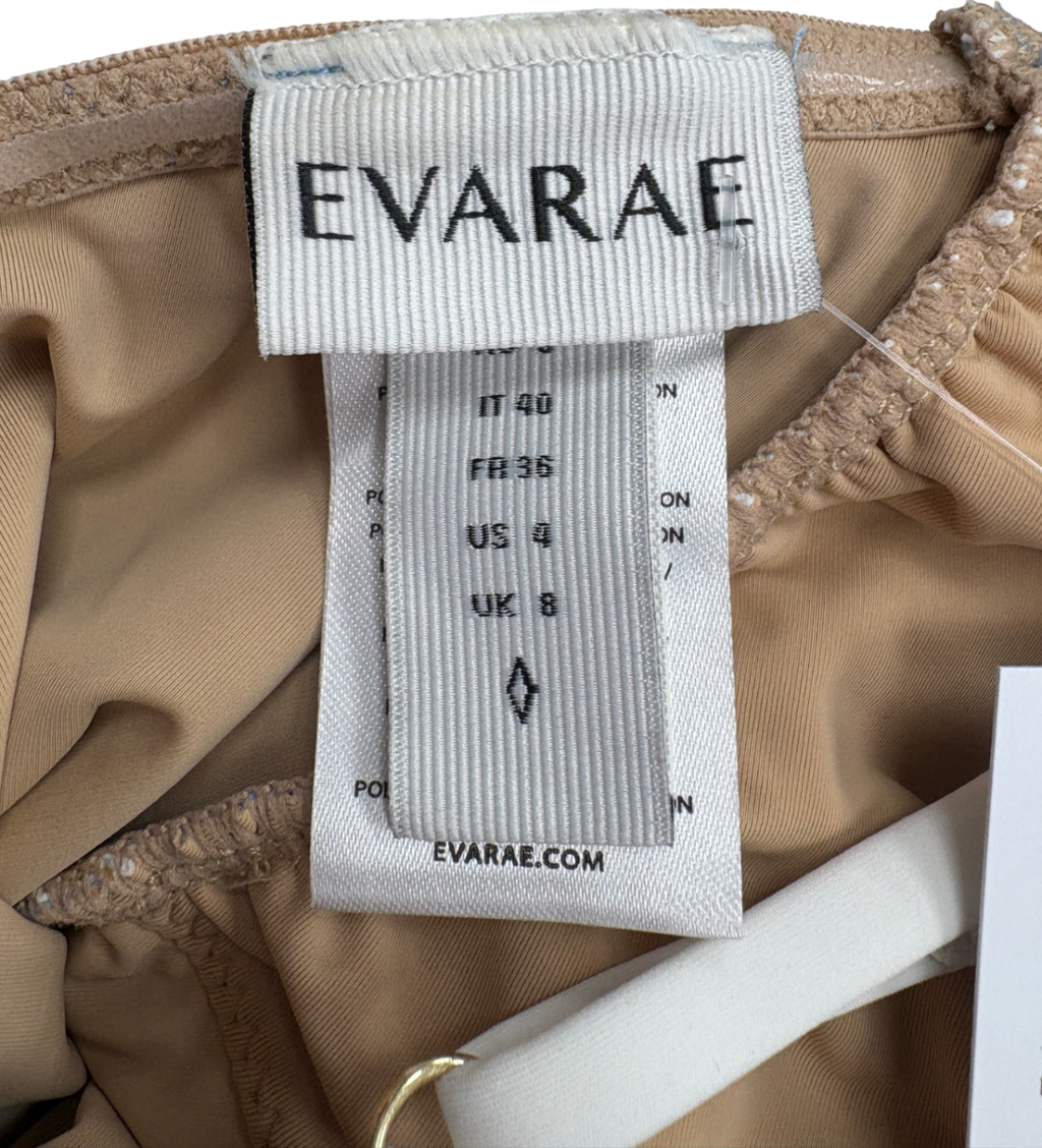 Evarae Blue Cross Neck Swimsuit UK 8