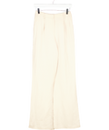 Karen Millen Beige Tailored Linen Pleated Trousers UK 6