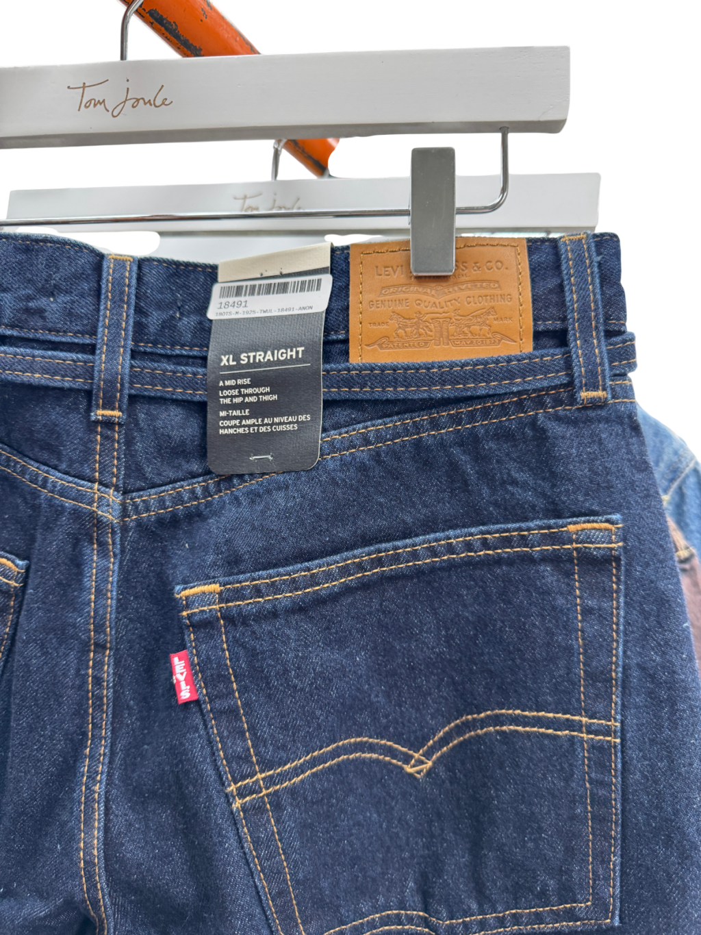 LEVI'S Xl Straight Dark Blue Jeans L31 W29