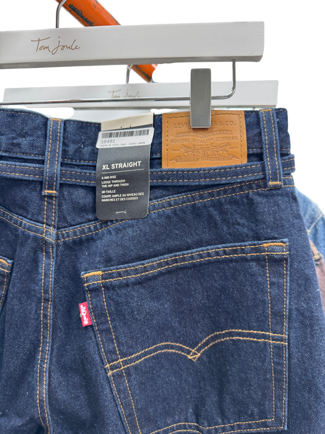 LEVI'S Xl Straight Dark Blue Jeans L31 W29