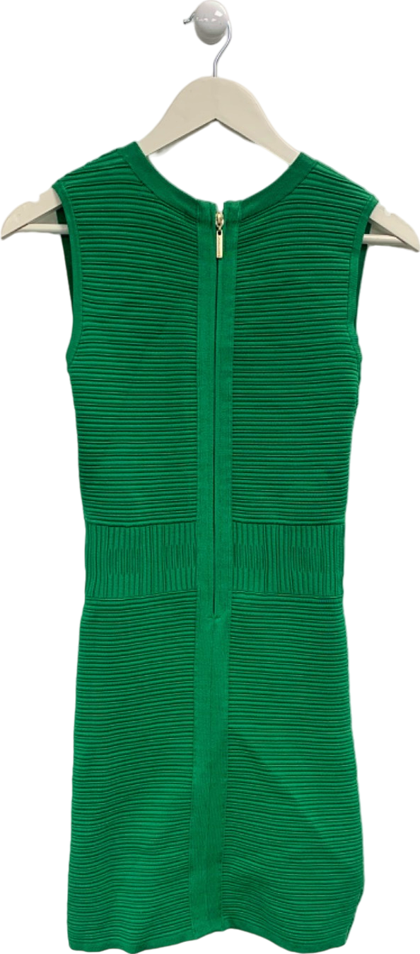 Guess Green Ribbed Dress UK S