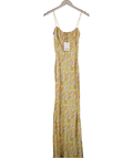 Sisterhood Violet Maxi Slip Dress - Butter Yellow  Fleur UK XS
