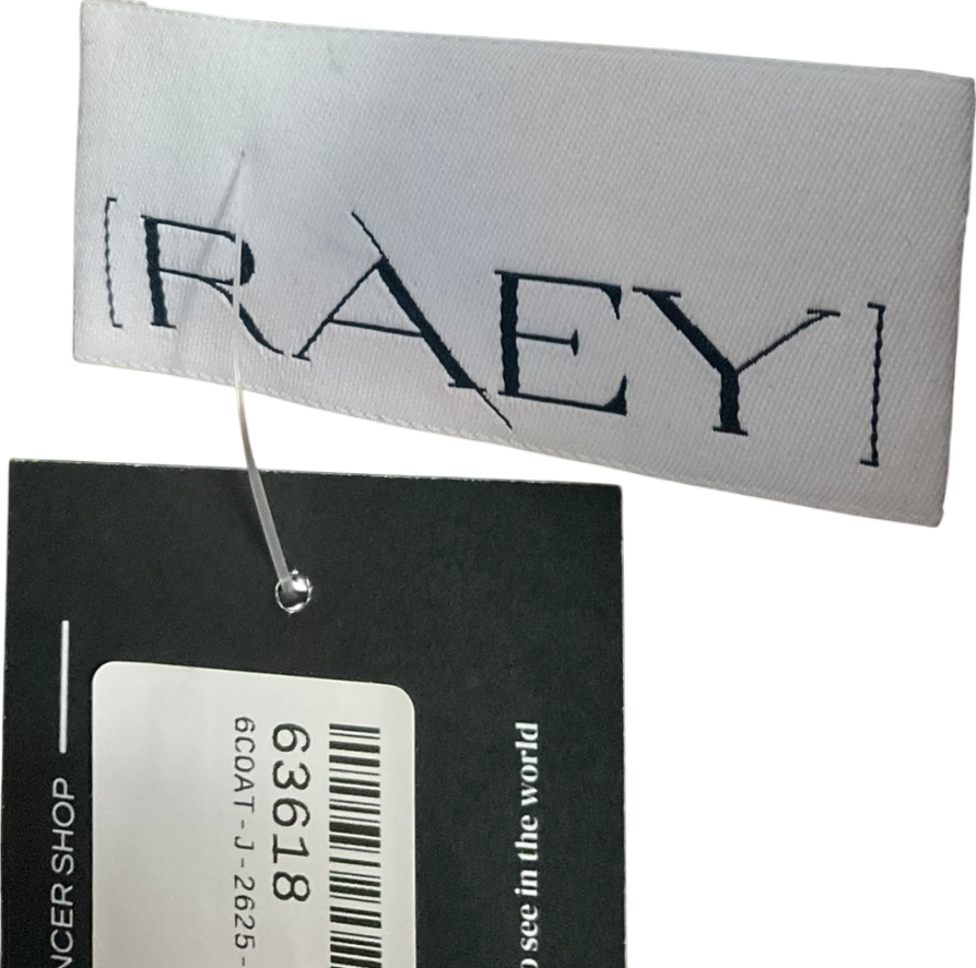 Raey Brown Suede Maxi Trench Coat UK M