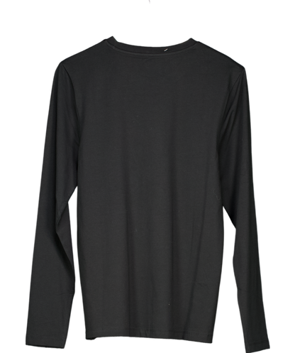 ASOS Black Crew Neck Long Sleeve Top UK L