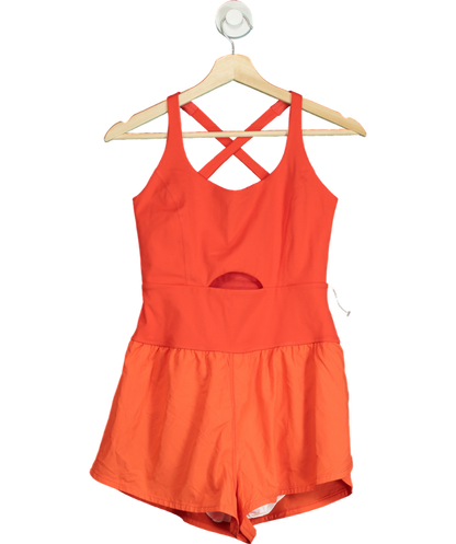 Free People Orange Righteous Runsie UK S