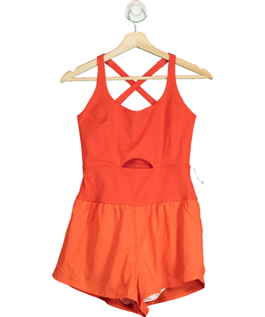 Free People Orange Righteous Runsie UK S