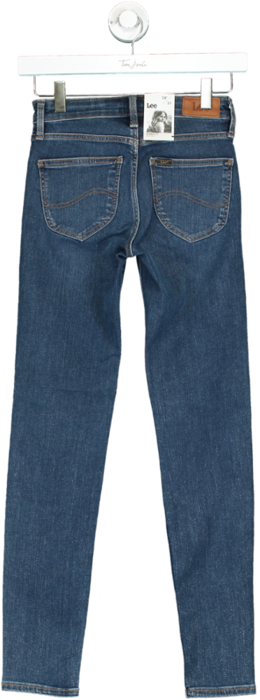 Lee Blue Scarlett Skinny Jeans UK W24