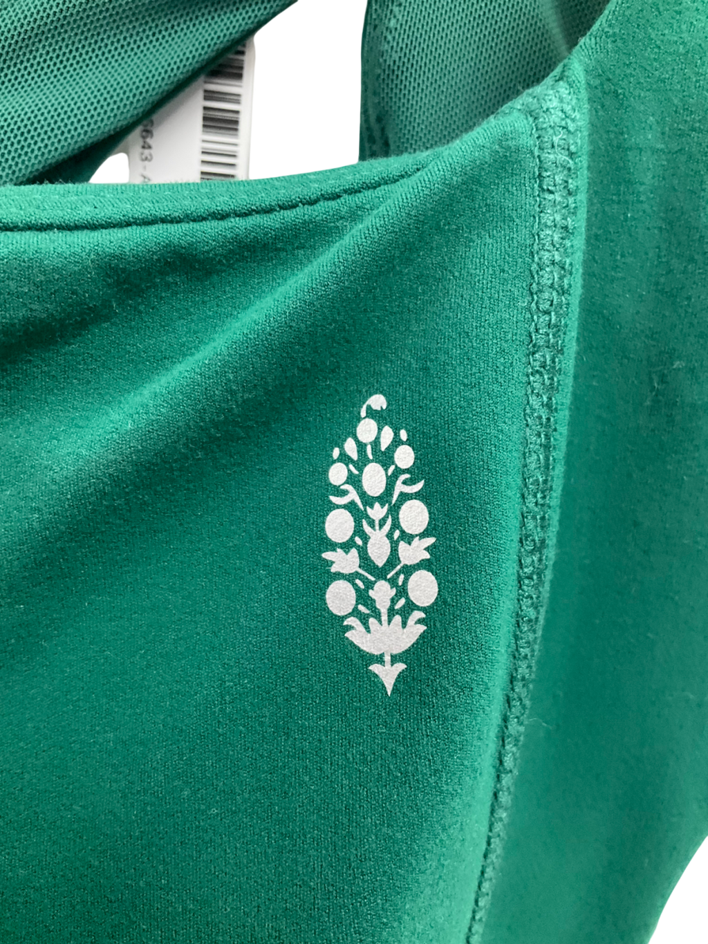 Free People Green Contrast Piping Cami UK M