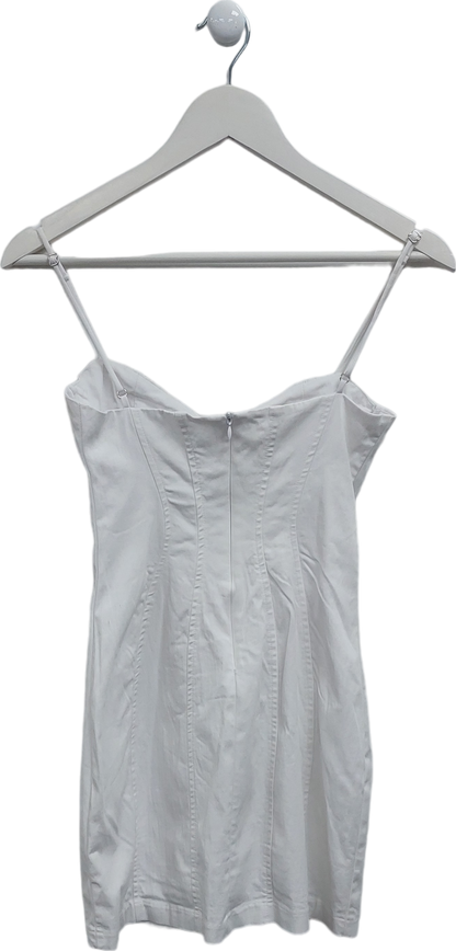 ZARA White Strappy Mini Dress UK XS