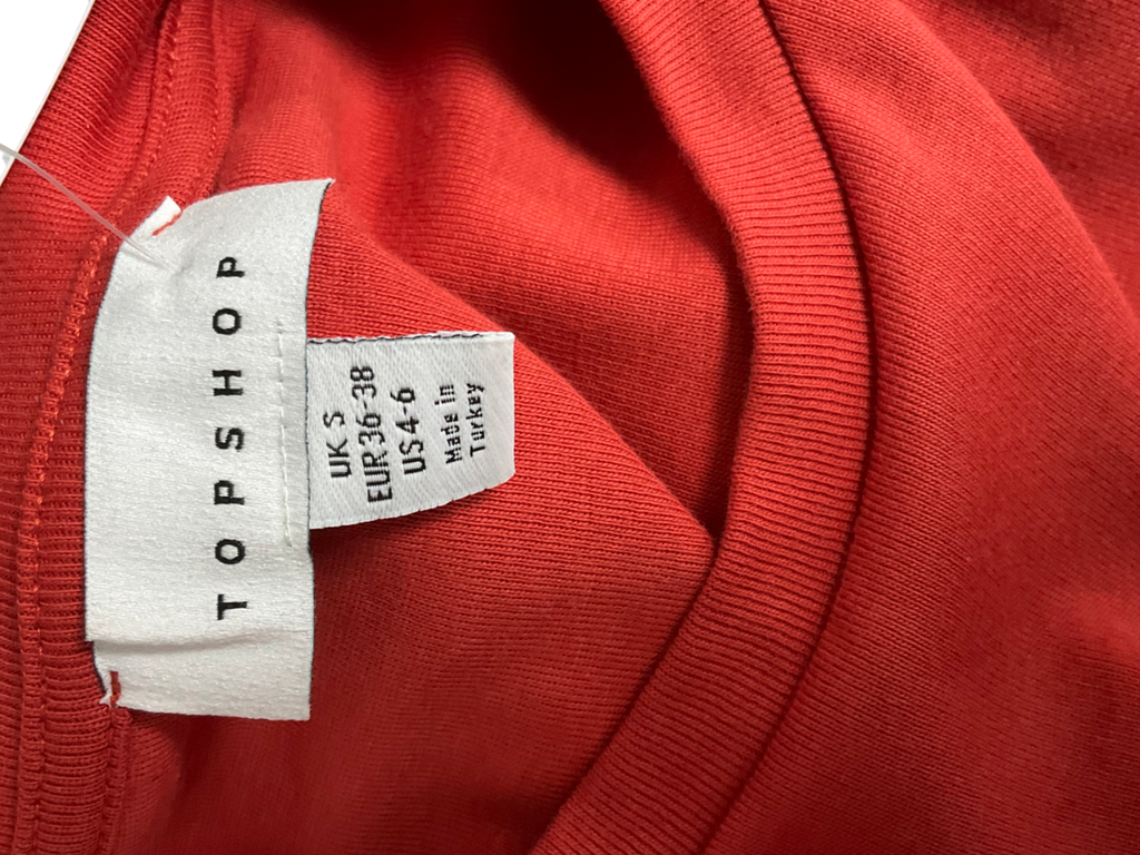 ASOS Red Graphic Caio Baby Tee UK S