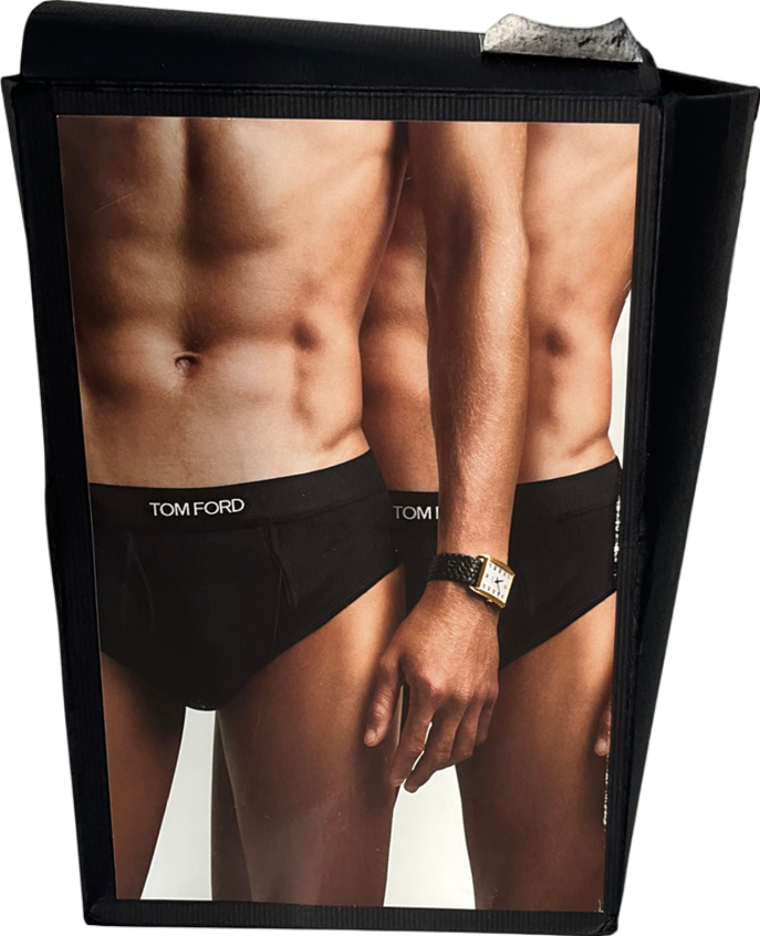 Tom Ford White Stretch-cotton Briefs UK S