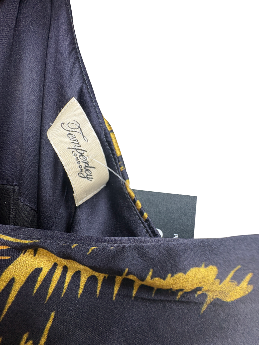 Temperley London Black Cleo Strappy Maxi Dress UK S