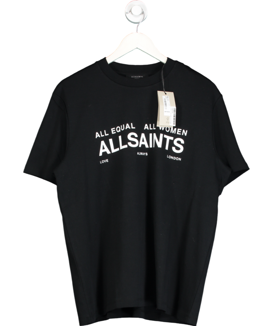 AllSaints Black International Women's Day T-shirt UK M