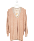Bellerose Metallic Dillar V Neck Top UK M