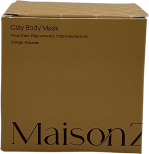 maison zee Clay Body Mask - Ghassoul Clay Orange Blossom 250g