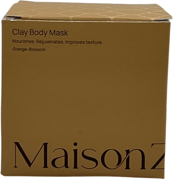maison zee Clay Body Mask - Ghassoul Clay Orange Blossom 250g
