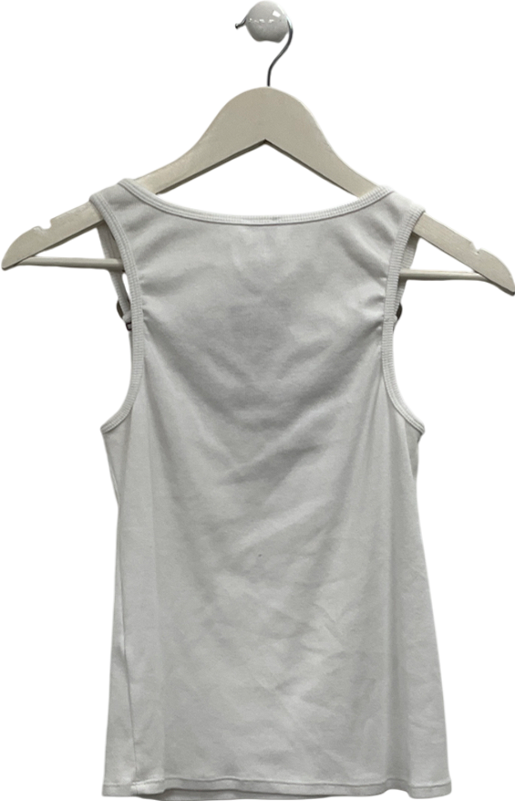 maeve White Buckle Up Tank UK S