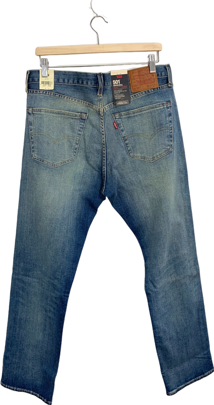 Levi's Blue 501 Original Fit Jeans W 34 L 32